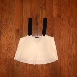 NWOT Zara Cropped Flowy Tank